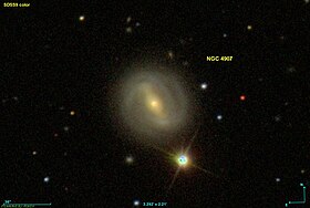 NGC 4907 makalesinin açıklayıcı resmi