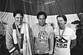 Nationale zwemkampioenschappen Amersfoort v.l.n.r. Ineke Ran (3e), Enith Brigit, Bestanddeelnr 929-8193.jpg