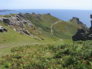 Bolt Head Headland on the south coast of Devon, England