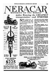 Neracar advertisement published in July 1922 in Popular Mechanics. Neracar Ad in Popular Mechanics in July 1922.PNG