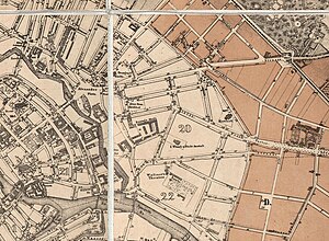 300px neuester bebauungs plan von berlin 1863 %28zentrum ost%29