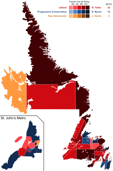 File:Newfoundland and Labrador 1999 election - Results by Riding.svg - Wikimedia Commons