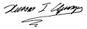 Nicholas I's signature