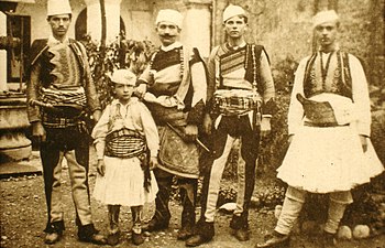 Group of Albanian men.