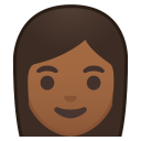 File:Noto Emoji Oreo 1f469 1f3fe.svg