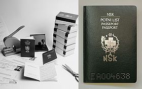 NSK-PassportPassdokumente des virtuellen NSK-Staates (1992)