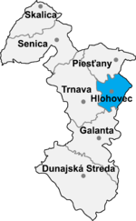 Miniatura pro Hlohovec (okres)