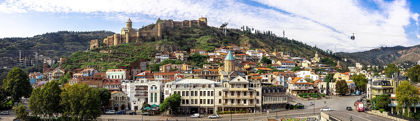Panoramic view of Old Tbilisi