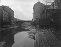 «Akerselven fra vestsiden (Christian Krohggsgt. 38 mot Hausmannsbro)» Foto: Marthinius Skøien, 1890-tallet