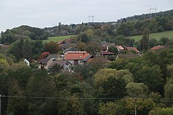 Overview of Třebsín, Krňany, Benešov District.jpg