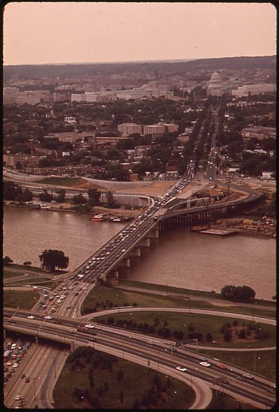 File:PENNSYLVANIA AVENUE AND ANACOSTIA BRIDGE LOOKING WEST - NARA - 546693.jpg