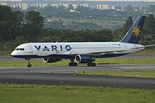 Un Boeing 757-200 di Varig.