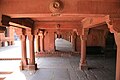 The Panch Mahal is the five-storeyed building in the palace at Fatehpur Sikri. in the palace at Fatehpur Sikr