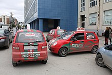 Papa John's delivery cars in Novosibirsk, Russia in 2016 Papa John's cars 1.jpg