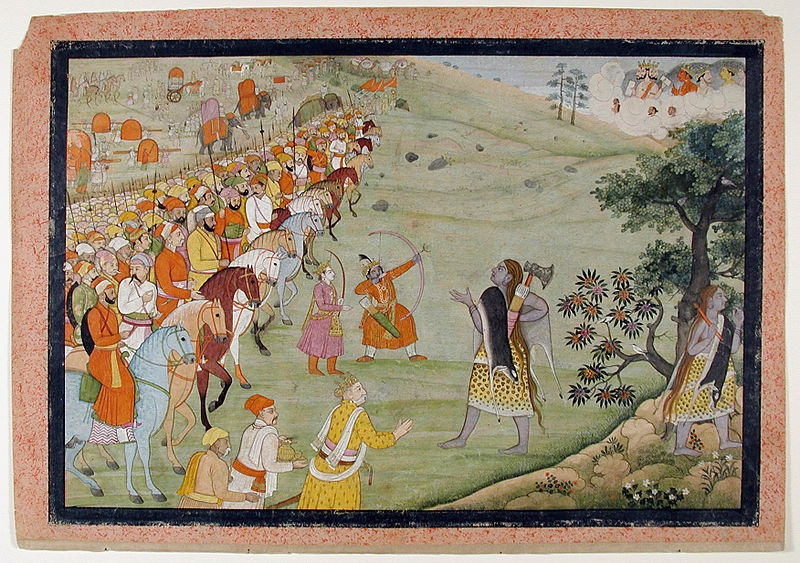 File:Parashurama Tests Rama's Prowess (6124591489).jpg