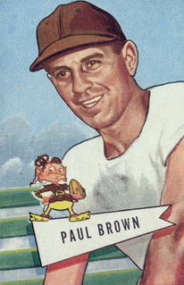 Paul Brown American football coach and executive (1908–1991)