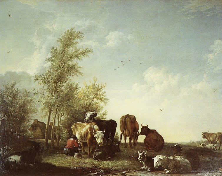 File:Paulus Potter - Landscape with Cattle and a Milkmaid 6308.jpg