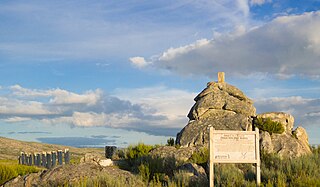 Rock of the Three Kingdoms mountain in Portugal