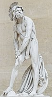 Ο Φιλοποίμην πληγωμένος, 1837, Παρίσι, Μουσείο του Λούβρου