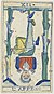 Piedmontese tarot deck - Solesio - 1865 - Trump - 12 - The Hanged Man.jpg