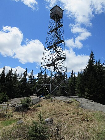 Pillsbury Mountain fire tower, Hamilton County NY.jpg