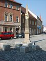 Die Postsäule in Elsterwerda