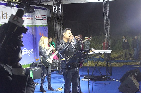 Pritom Ahmed in a Program on Boishakhi Mela 2018