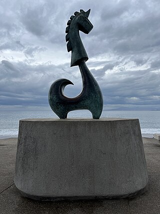 <i>The Good Fortune Unicorn</i> Sculpture in Puerto Vallarta, Jalisco, Mexico
