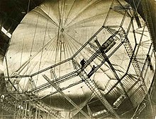 R101 under construction