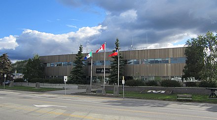 Entrance to M Division headquarters in Whitehorse.