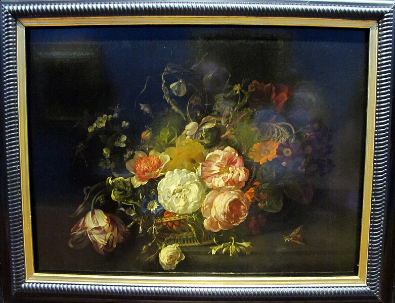 File:Rachel ruysch, natura morta con fiori e insetti, 1711, 01.jpg