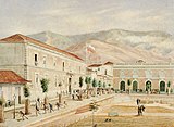 Caracas, Casa de Gobierno, Plaza Bolívar (Ramón Bolet Peraza, 1870).