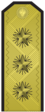 Rank insignia of Вицеадмирал of the Bulgarian Navy.png