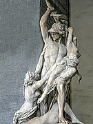 Rape of Polyxena by Pio Fedi 1855-1865 at the Loggia dei Lanzi in Florence Italy MH 01.jpg