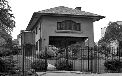 Casa di John Rath, Chicago, Illinois, 1907.