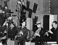 Ray Bauduc, Herschel Evans, Bob Haggard, Eddie Miller, Lester Young, Matty Matlock, Howard Theatre, Washington D.C., ca. 1941
