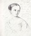 Rebecka Henriette Lejeune Dirichlet in 1823 overleden op 1 december 1858