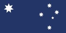 Flag proposed by the Republican Socialist League in 1956 Republican Socialist League's Proposal (1956 Australian Flag Proposal).svg