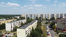 Retkinia, one of many post-war utilitarian residential areas on the outskirts of Lodz. Retkinia, Lodz, Poland - panoramio (2).jpg