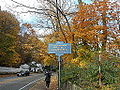 Historic Marker for the Main Street Historic District in Roslyn, New York.