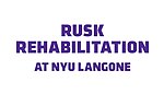 Rusk Institute of Rehabilitation Medicine