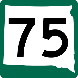 <span class="mw-page-title-main">South Dakota Highway 75</span> State highway in South Dakota, United States