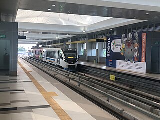 <span class="mw-page-title-main">Sultan Mahmud Badaruddin II International Airport LRT station</span>