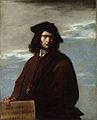 Salvator Rosa, 1640. "Of Silence and Speech, Silence is better" says the inscription.