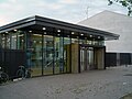 The entrance to the metro station