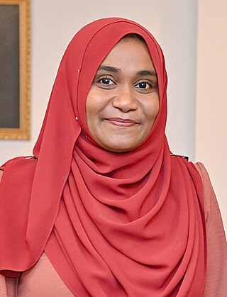 <span class="mw-page-title-main">First Lady of the Maldives</span> Spouse of the president of the Maldives