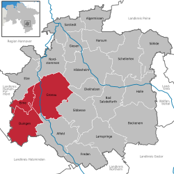 Samtgemeinde Leinebergland – Mappa
