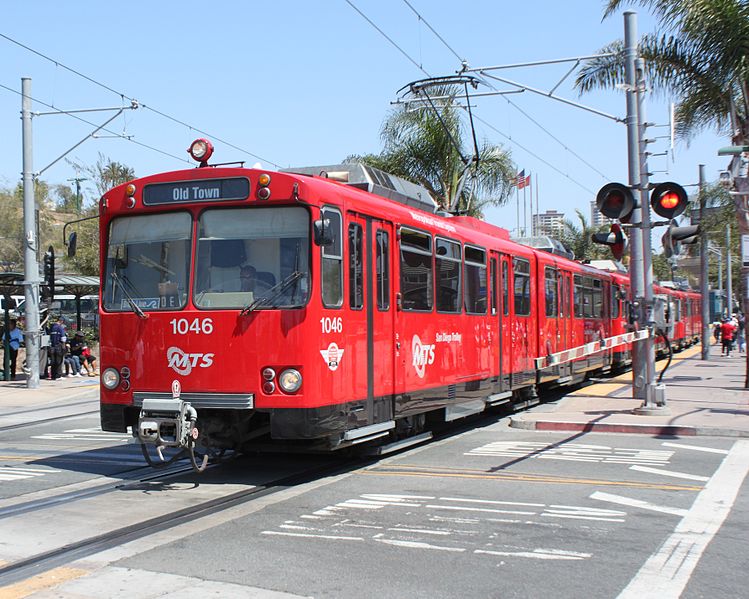 File:San Diego Red Trolley.jpg