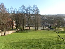 Saunders Park seen in 2014, with Lewes Road in the background Saunders Park from Saunders Park View, Brighton (February 2014).JPG