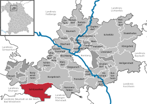 Poziția localității Schlüsselfeld